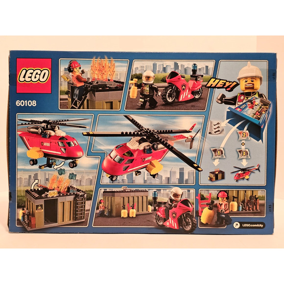 FIRE RESPONSE UNIT Lego City LEGO Set #60108 NEW Sealed RETIRED Unopened - Picture 6 of 15